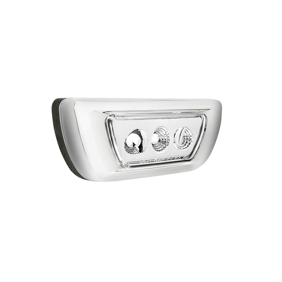 Kenworth T680 and Peterbilt 579 Double Fury White Auxiliary to Amber Primary function 3 LED Cab Light