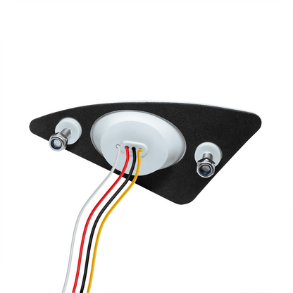 Kenworth T660 Double Fury White Auxiliary to Amber Dual Function 4 LED Fender Signal Light