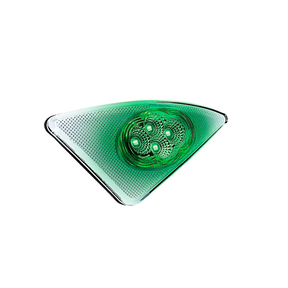 Kenworth T660 Double Fury Green Auxiliary to Amber Dual Function 4 LED Fender Signal Light