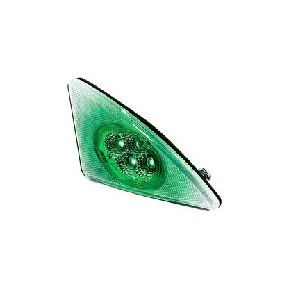 Kenworth T660 Double Fury Green Auxiliary to Amber Dual Function 4 LED Fender Signal Light