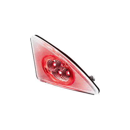 Kenworth T660 Double Fury Red Auxiliary to Amber Dual Function 4 LED Fender Signal Light