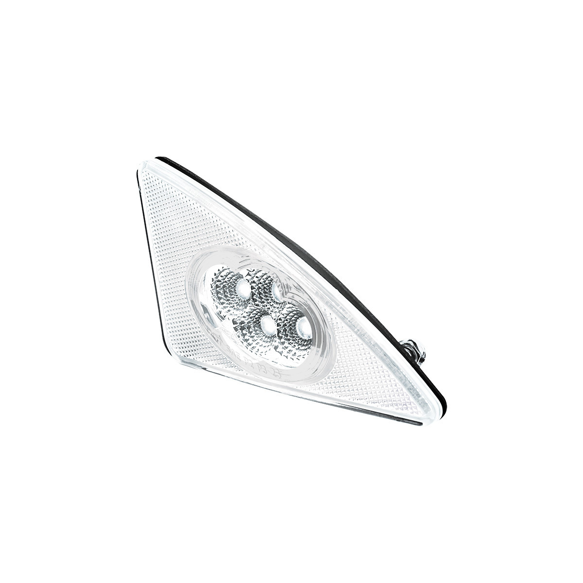 Kenworth T660 Double Fury White Auxiliary to Amber Dual Function 4 LED Fender Signal Light