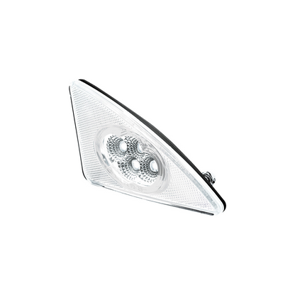 Kenworth T660 Double Fury White Auxiliary to Amber Dual Function 4 LED Fender Signal Light