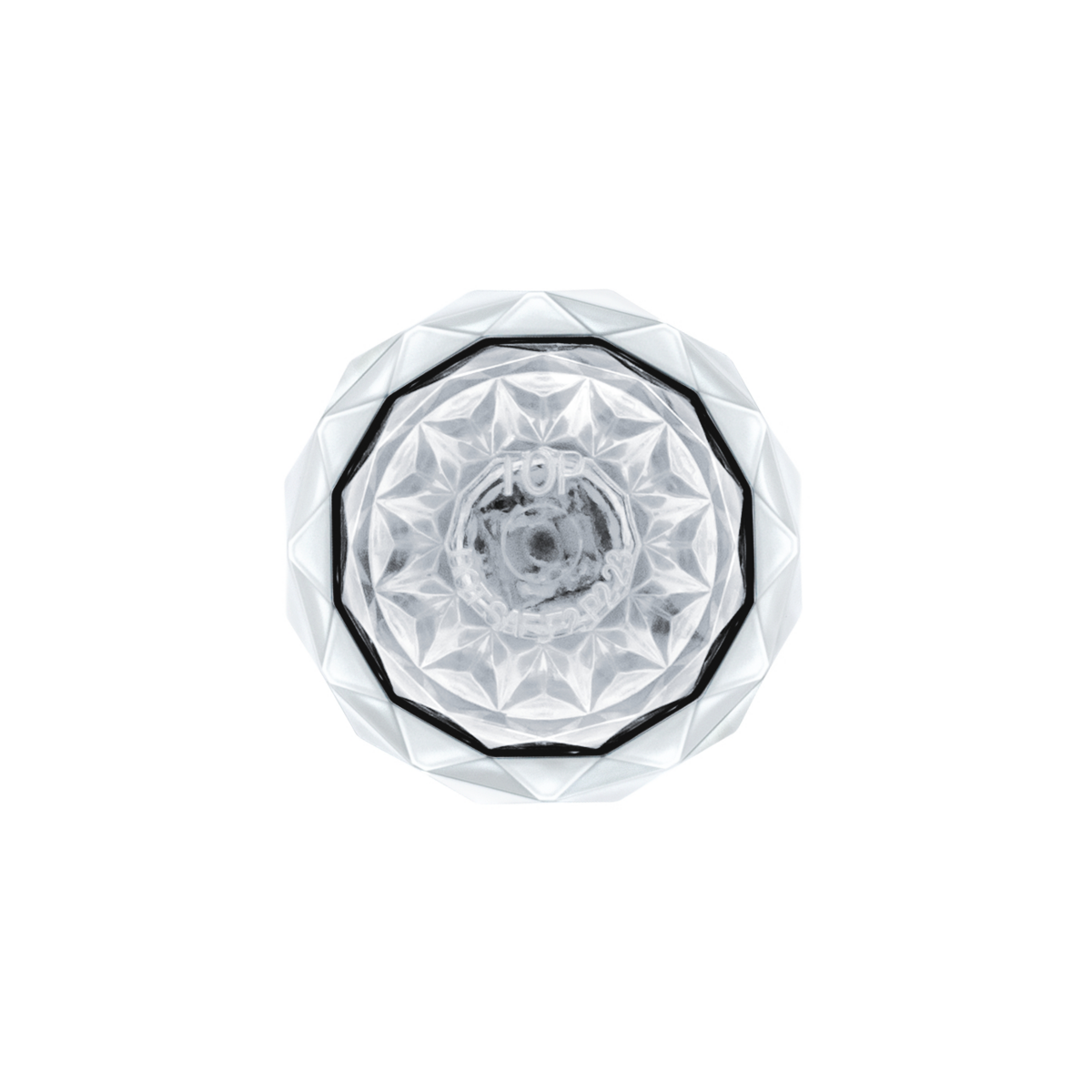 Double Fury White Auxiliary to Amber Clearance and Marker 4 LED 1 1/8" Crystal Watermelon Light