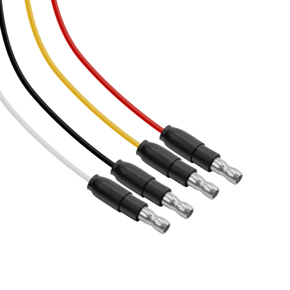 Double Fury White Auxiliary to Amber Clearance and Marker 4 LED 1 1/8" Crystal Watermelon Light