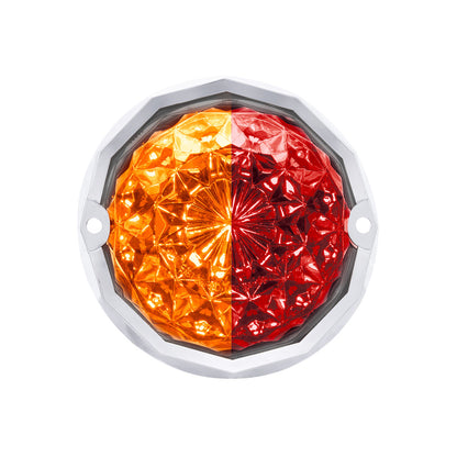 United Pacific Double Fury Red Auxiliary to Amber Primary Function 19 LED Crystal Watermelon Light