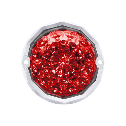 United Pacific Double Fury Red Auxiliary to Amber Primary Function 19 LED Crystal Watermelon Light