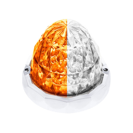 United Pacific Double Fury White Auxiliary to Amber Primary Function 19 LED Crystal Watermelon Light