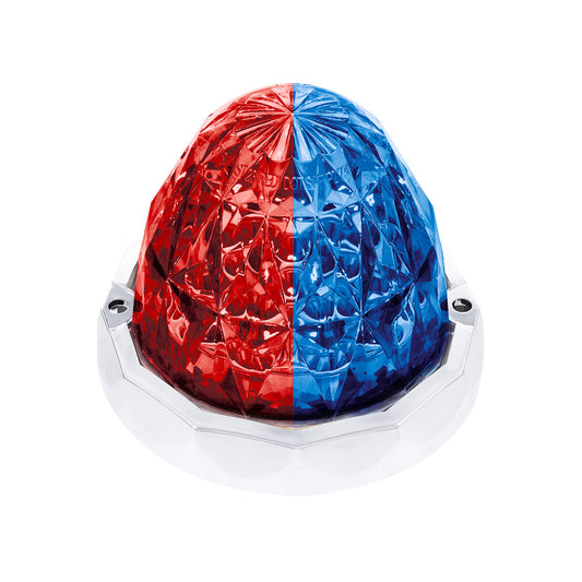 United Pacific Double Fury Blue Auxiliary to Red Primary Function 19 LED Crystal Watermelon Light
