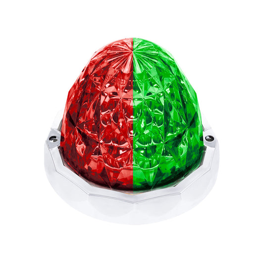 United Pacific Double Fury Green Auxiliary to Red Primary Function 19 LED Crystal Watermelon Light