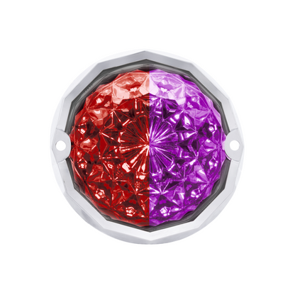 United Pacific Double Fury Purple Auxiliary to Red Primary Function 19 LED Crystal Watermelon Light