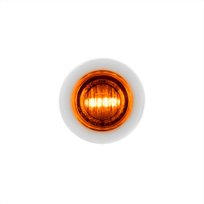 Double Fury Blue Auxiliary to Amber Dual Function 2 LED 3/4" Light