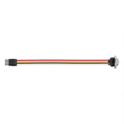 Double Fury Blue Auxiliary to Amber Dual Function 2 LED 3/4" Light