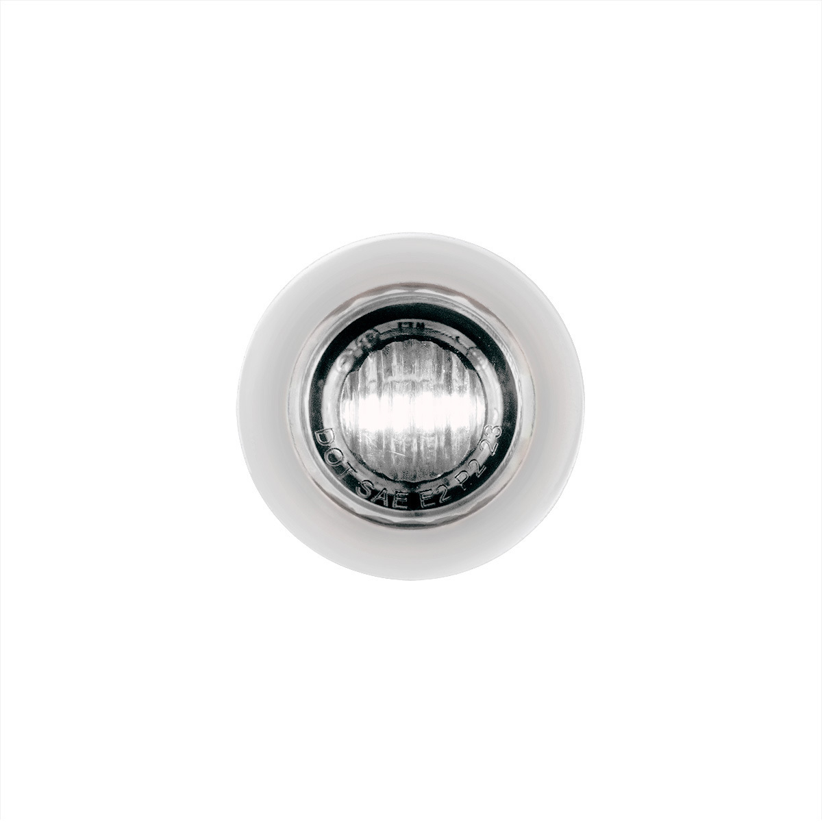Double Fury White Auxiliary to Amber Dual Function 2 LED 3/4" Light