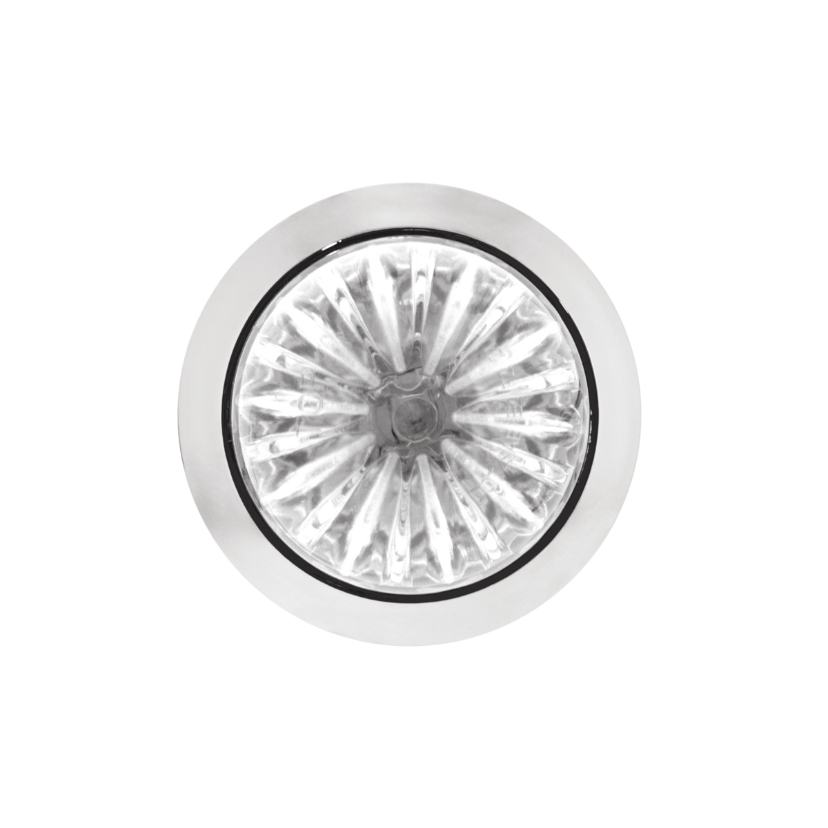 Double Fury Blue Auxiliary to Amber Primary Dual Function 4 LED 1 1/8" Watermelon Light