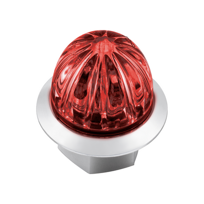 Double Fury White Auxiliary to Red Primary Dual Function 4 LED 1 1/8" Watermelon Light