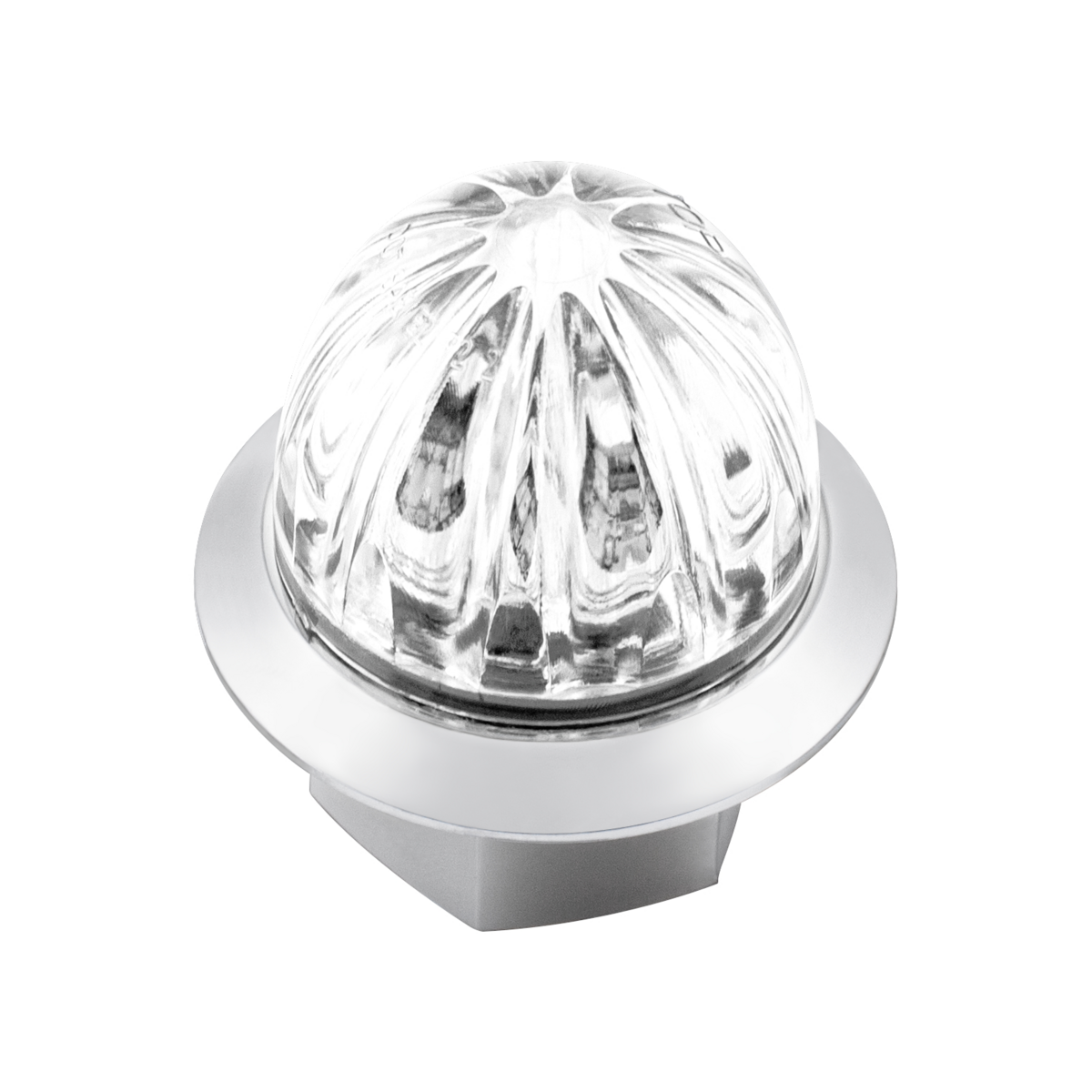 Double Fury White Auxiliary to Red Primary Dual Function 4 LED 1 1/8" Watermelon Light