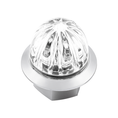 Double Fury White Auxiliary to Red Primary Dual Function 4 LED 1 1/8" Watermelon Light