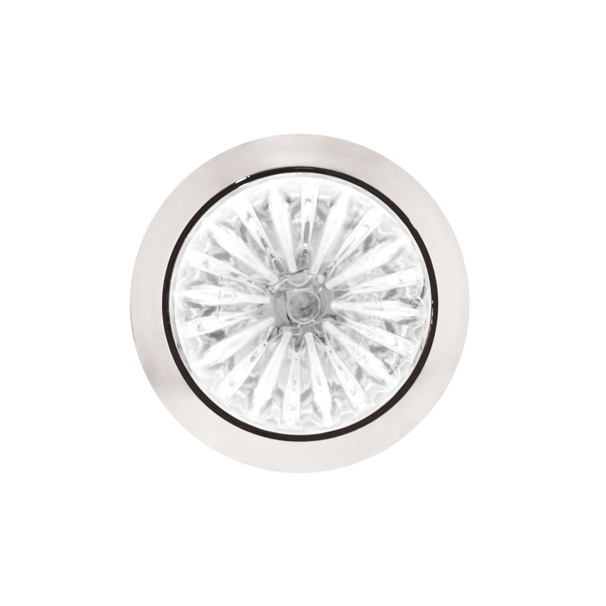 Double Fury White Auxiliary to Red Primary Dual Function 4 LED 1 1/8" Watermelon Light