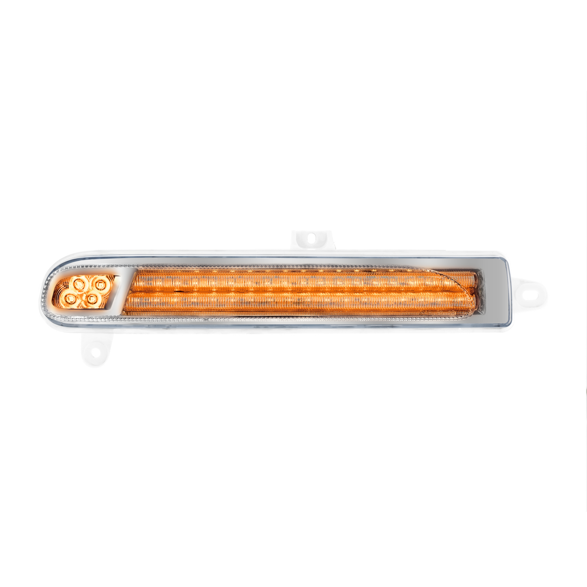 Peterbilt 389 Double Fury Green Auxiliary to Amber Primary 78 LED Rear Headlight Turn Signal Light