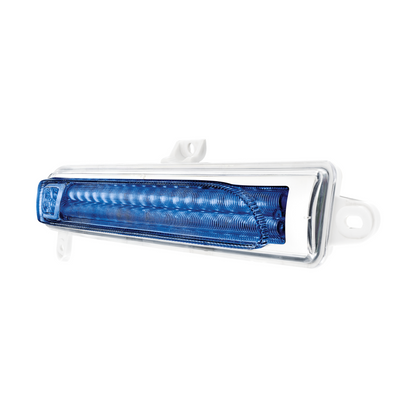 Peterbilt 389 Double Fury Blue Auxiliary to Amber Primary 78 LED Rear Headlight Turn Signal Light