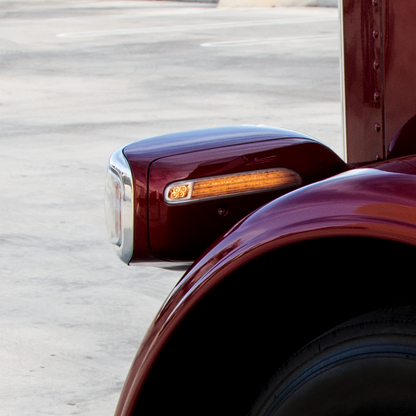 Peterbilt 389 Double Fury Green Auxiliary to Amber Primary 78 LED Rear Headlight Turn Signal Light