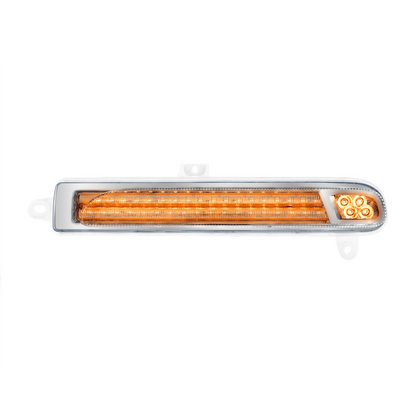 Peterbilt 389 Double Fury Green Auxiliary to Amber Primary 78 LED Rear Headlight Turn Signal Light