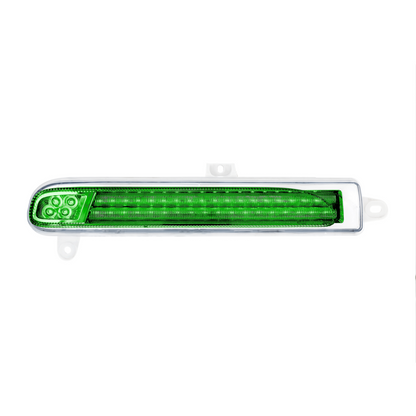 Peterbilt 389 Double Fury Green Auxiliary to Amber Primary 78 LED Rear Headlight Turn Signal Light
