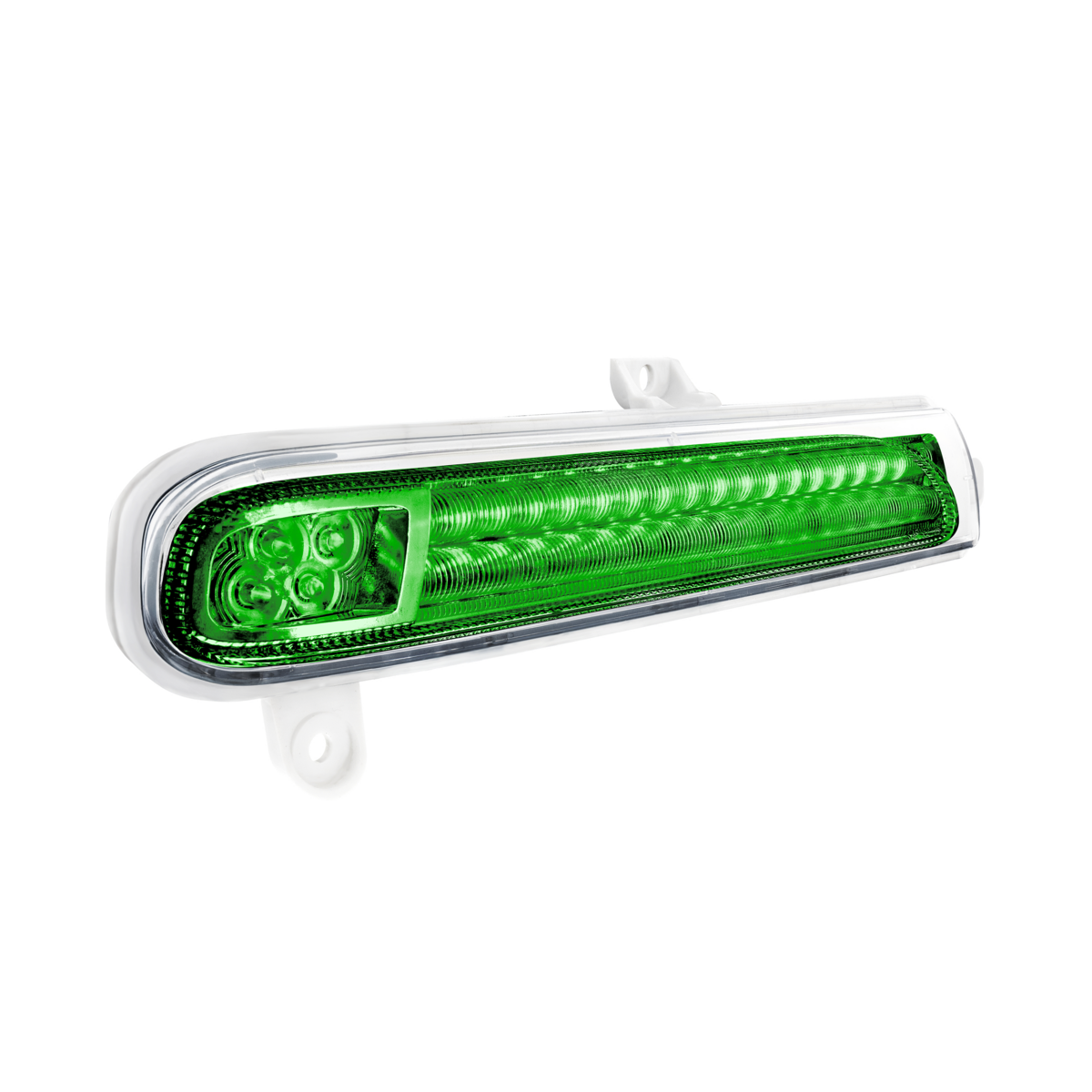 Peterbilt 389 Double Fury Green Auxiliary to Amber Primary 78 LED Rear Headlight Turn Signal Light