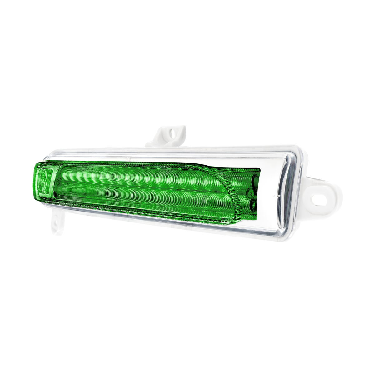 Peterbilt 389 Double Fury Green Auxiliary to Amber Primary 78 LED Rear Headlight Turn Signal Light