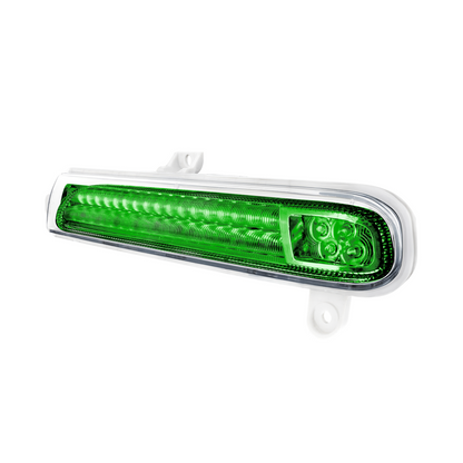 Peterbilt 389 Double Fury Green Auxiliary to Amber Primary 78 LED Rear Headlight Turn Signal Light