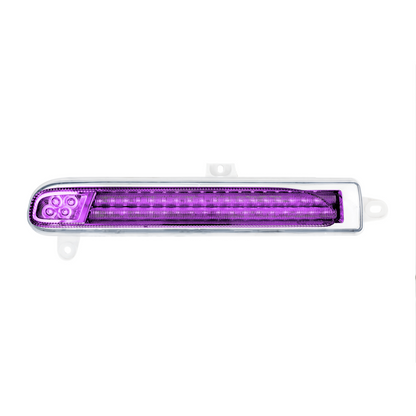 Peterbilt 389 Double Fury Purple Auxiliary to Amber Primary 78 LED Rear Headlight Turn Signal Light