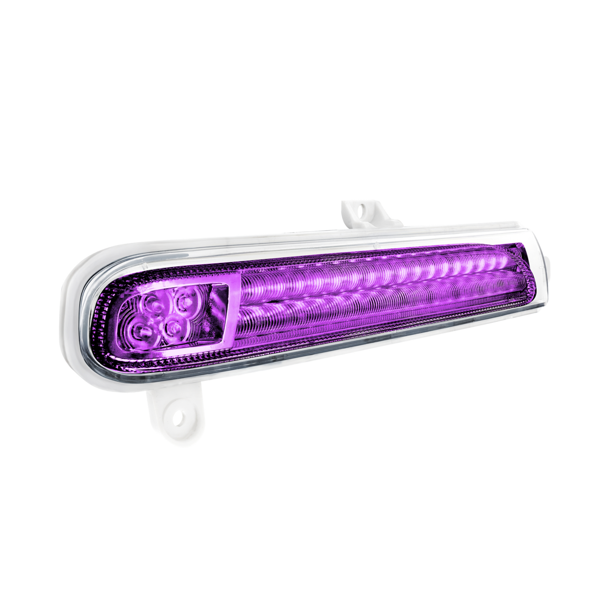 Peterbilt 389 Double Fury Purple Auxiliary to Amber Primary 78 LED Rear Headlight Turn Signal Light