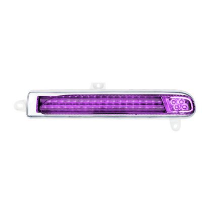 Peterbilt 389 Double Fury Purple Auxiliary to Amber Primary 78 LED Rear Headlight Turn Signal Light