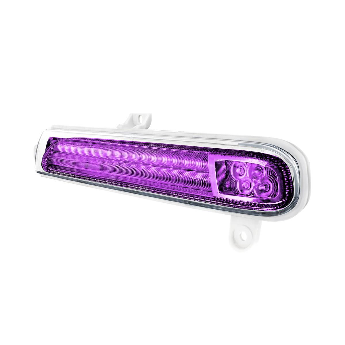 Peterbilt 389 Double Fury Purple Auxiliary to Amber Primary 78 LED Rear Headlight Turn Signal Light