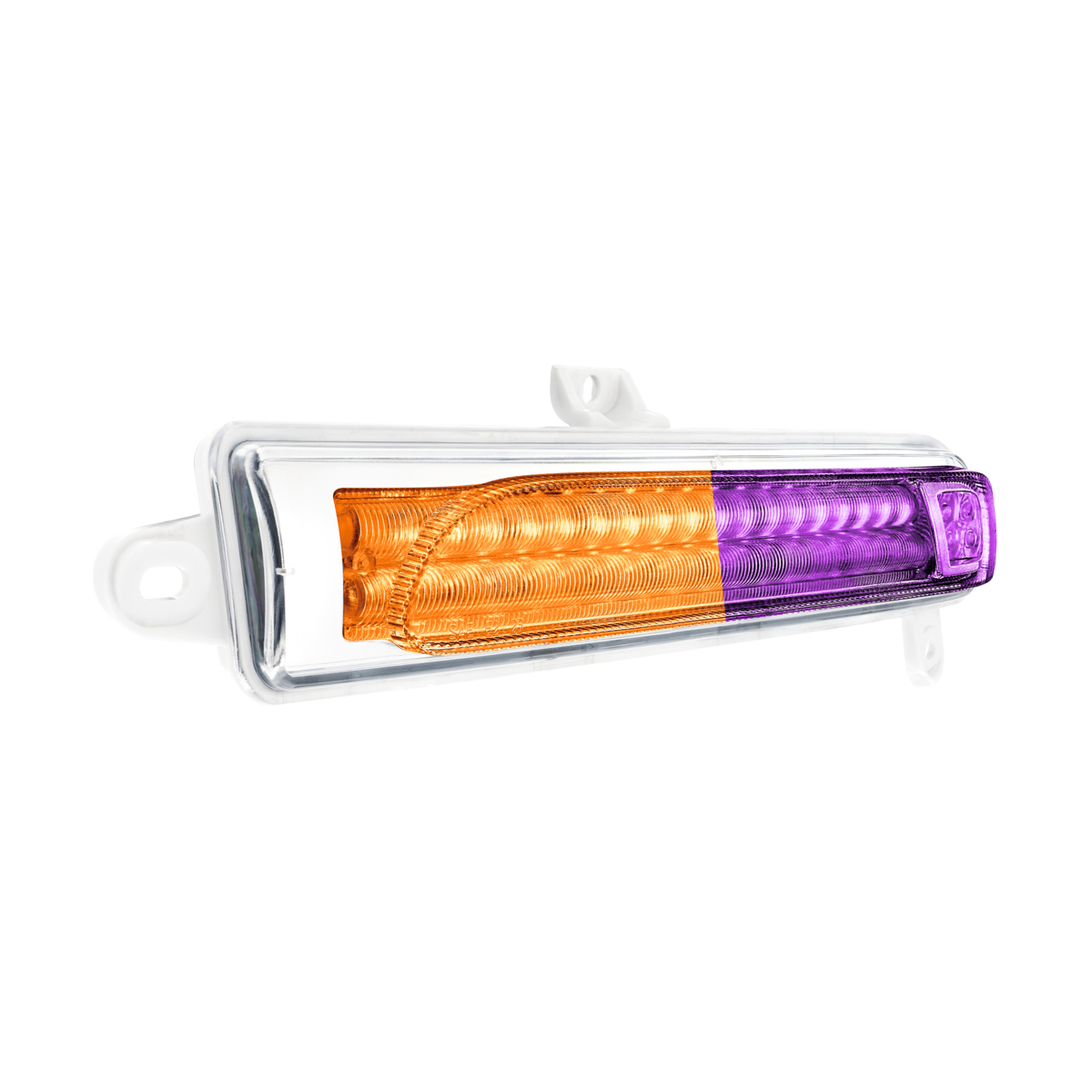 Peterbilt 389 Double Fury Purple Auxiliary to Amber Primary 78 LED Rear Headlight Turn Signal Light