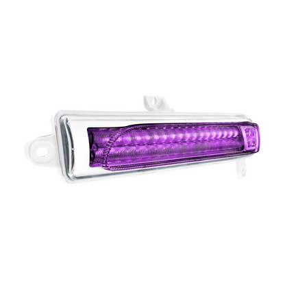 Peterbilt 389 Double Fury Purple Auxiliary to Amber Primary 78 LED Rear Headlight Turn Signal Light
