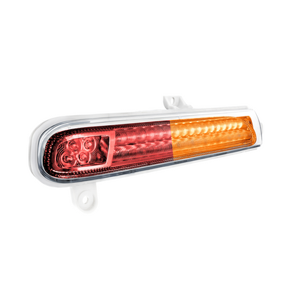 Peterbilt 389 Double Fury Red Auxiliary to Amber Primary 78 LED Rear Headlight Turn Signal Light