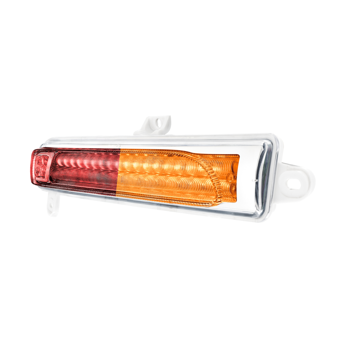 Peterbilt 389 Double Fury Red Auxiliary to Amber Primary 78 LED Rear Headlight Turn Signal Light
