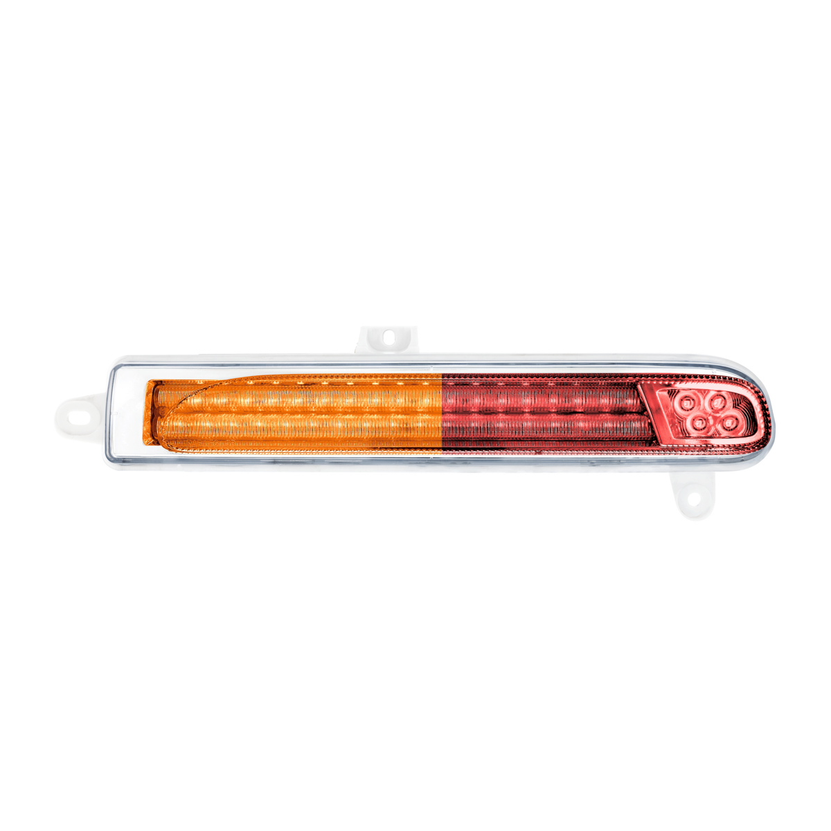 Peterbilt 389 Double Fury Red Auxiliary to Amber Primary 78 LED Rear Headlight Turn Signal Light