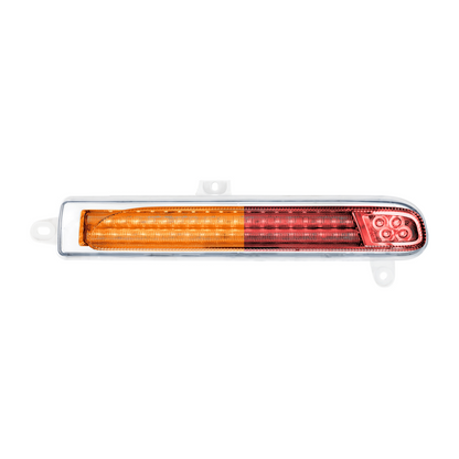 Peterbilt 389 Double Fury Red Auxiliary to Amber Primary 78 LED Rear Headlight Turn Signal Light