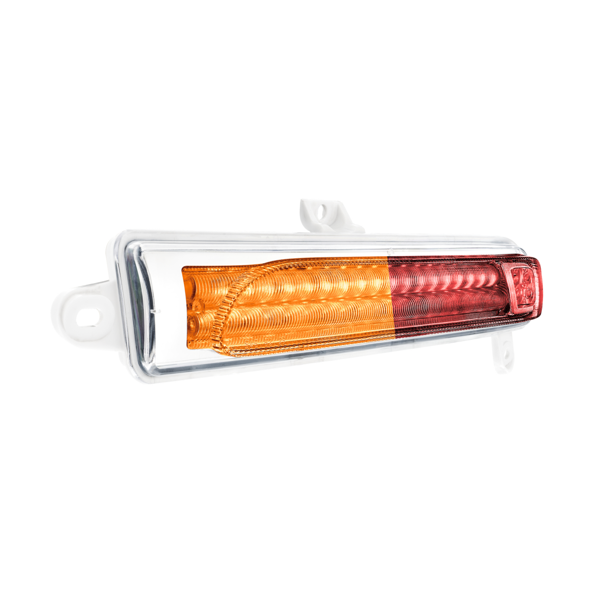 Peterbilt 389 Double Fury Red Auxiliary to Amber Primary 78 LED Rear Headlight Turn Signal Light