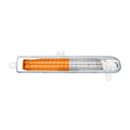 Peterbilt 389 Double Fury White Auxiliary to Amber Primary 78 LED Rear Headlight Turn Signal Light