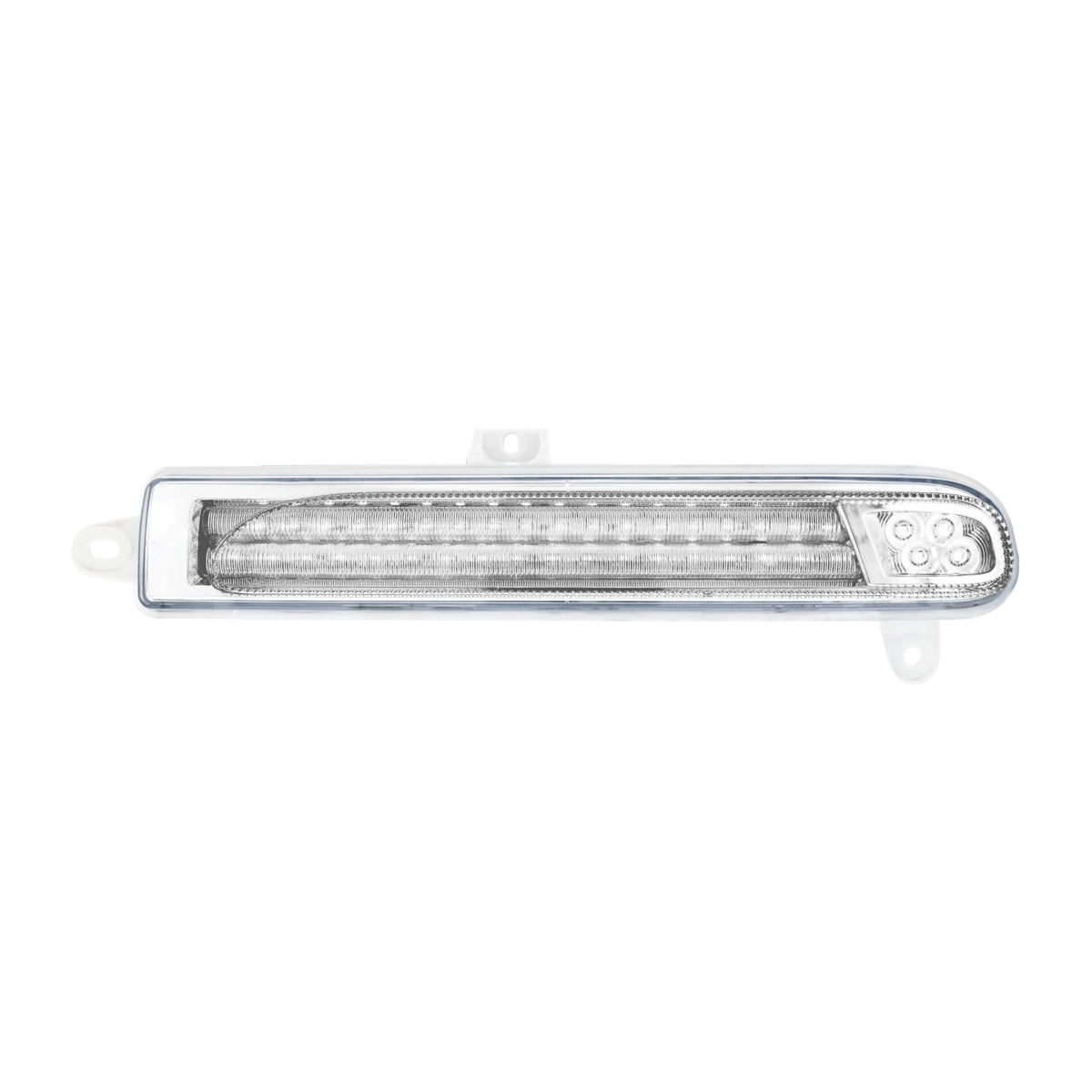 Peterbilt 389 Double Fury White Auxiliary to Amber Primary 78 LED Rear Headlight Turn Signal Light