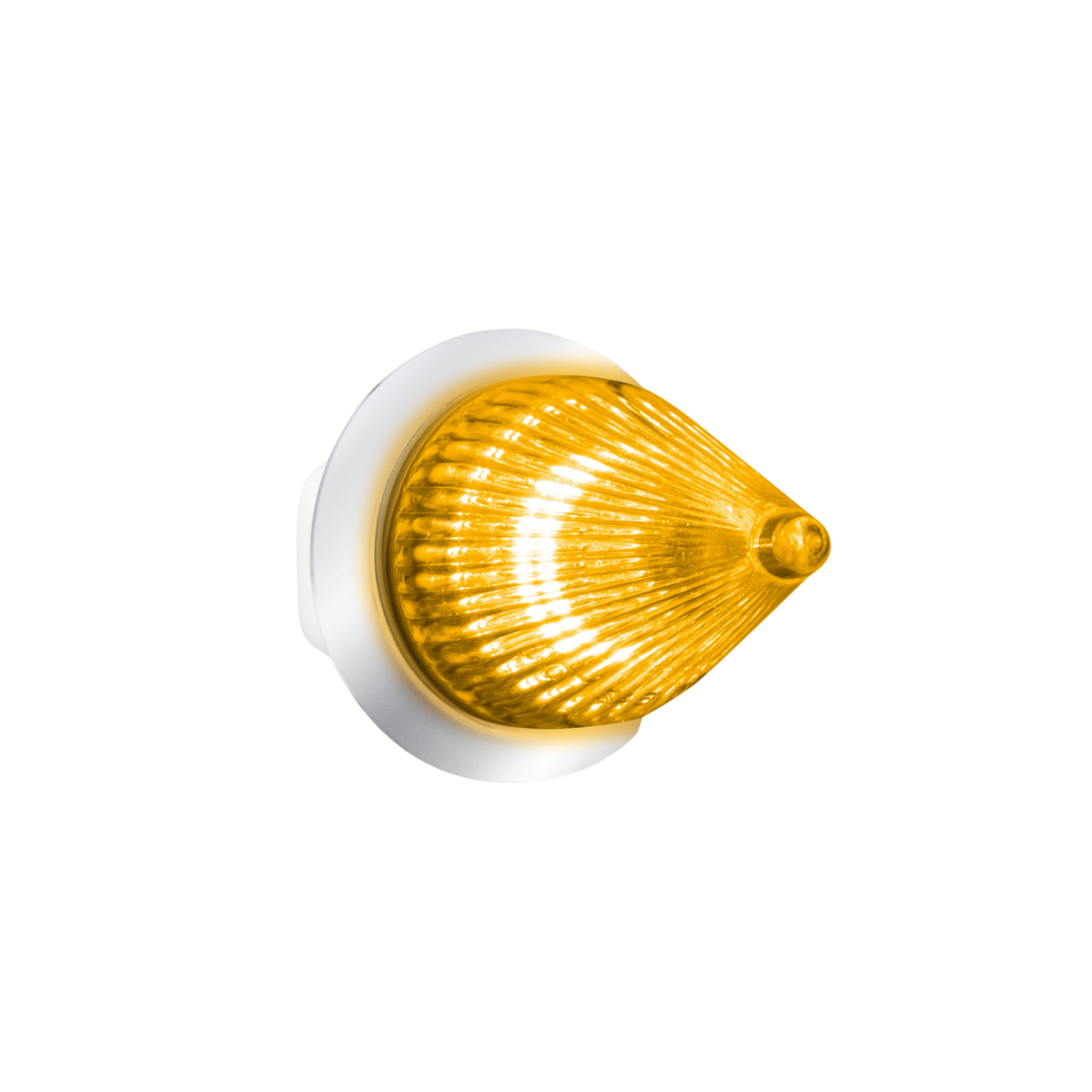 Double Fury Green Auxiliary to Amber Primary Function 4 LED 1 1/8" Spike Light