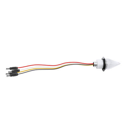 Double Fury Green Auxiliary to Amber Primary Function 4 LED 1 1/8" Spike Light