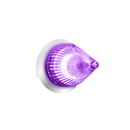 Double Fury Purple Auxiliary to Red Primary Function 4 LED 1 1/8" Spike Light