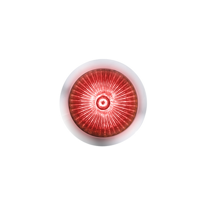 Double Fury Red Auxiliary to Amber Primary Function 4 LED 1 1/8" Spike Light