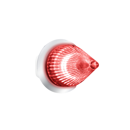 Double Fury Red Auxiliary to Amber Primary Function 4 LED 1 1/8" Spike Light