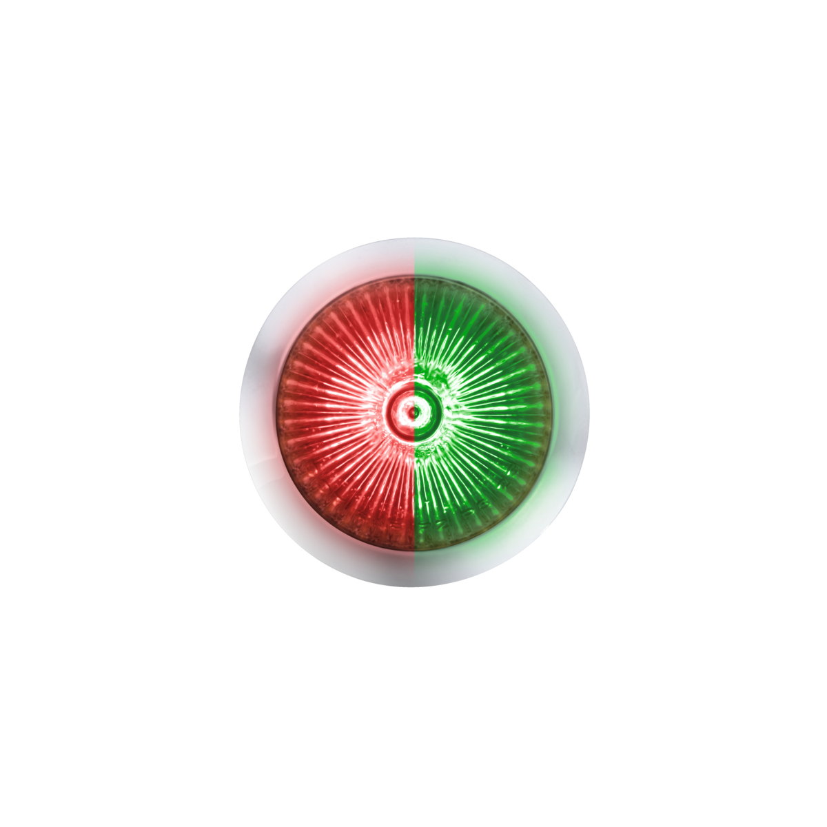 Double Fury Green Auxiliary to Red Primary Function 4 LED 1 1/8" Spike Light